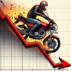 Shares of Bajaj Auto fall more than 11%
