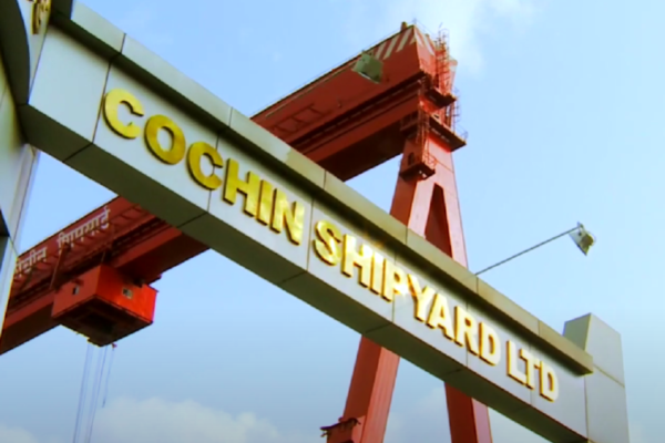 Shares of Cochin Shipyard dropped 5%